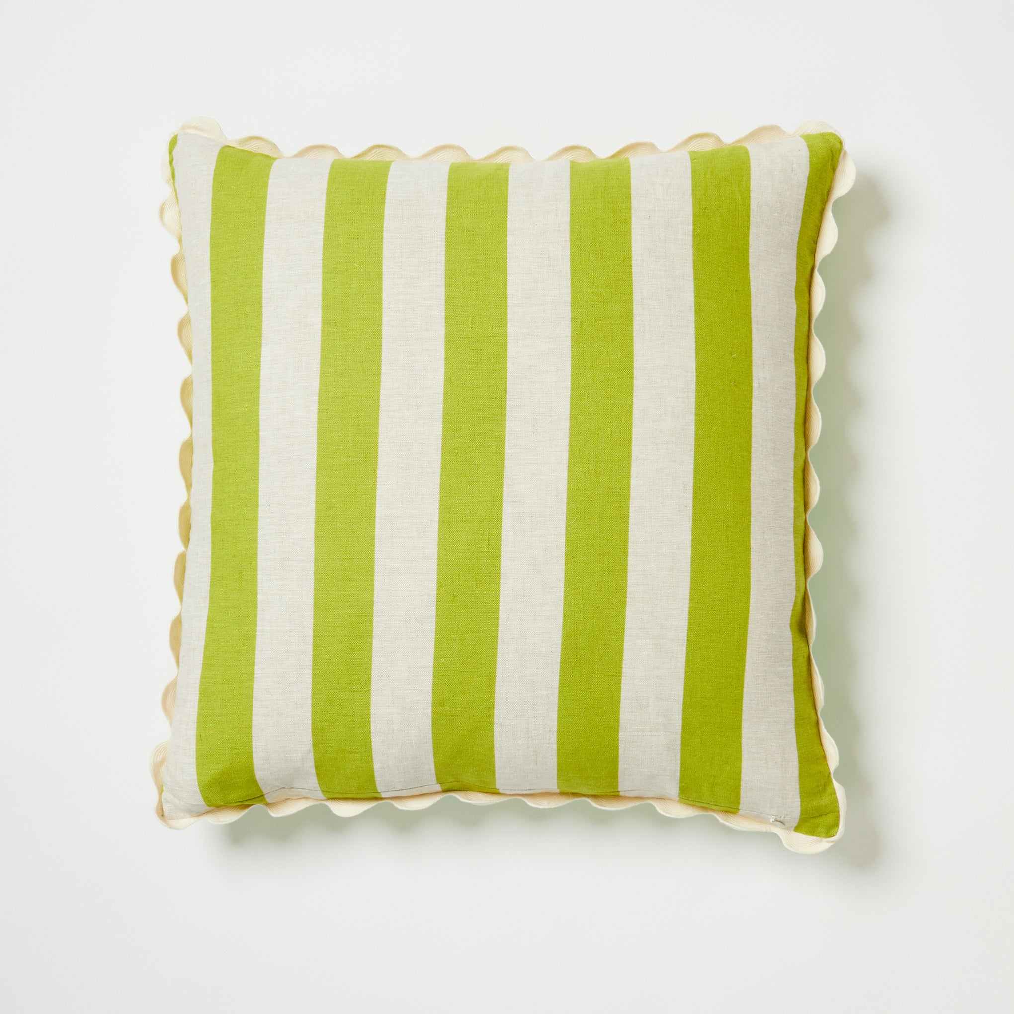 Bold Stripe Citron Jade 60cm Cushion