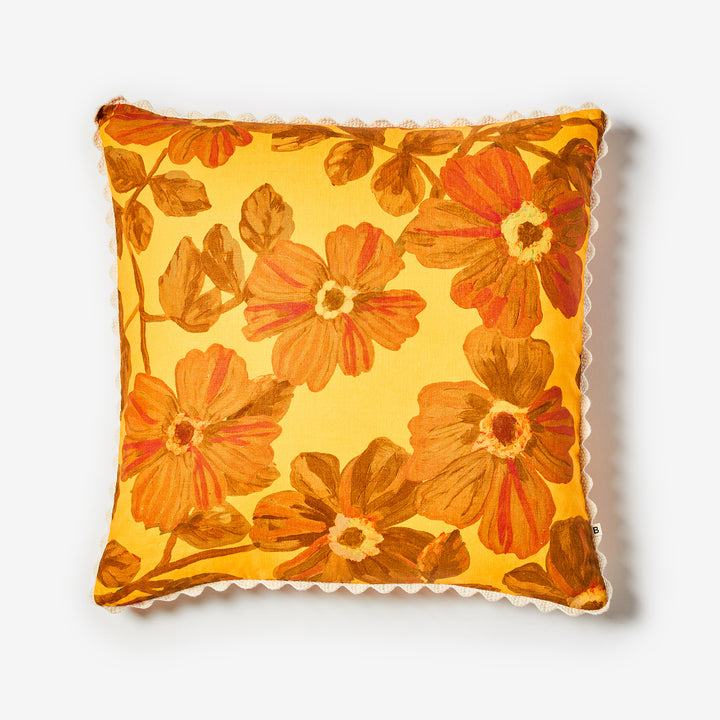 Rosetta Saffron Cushion