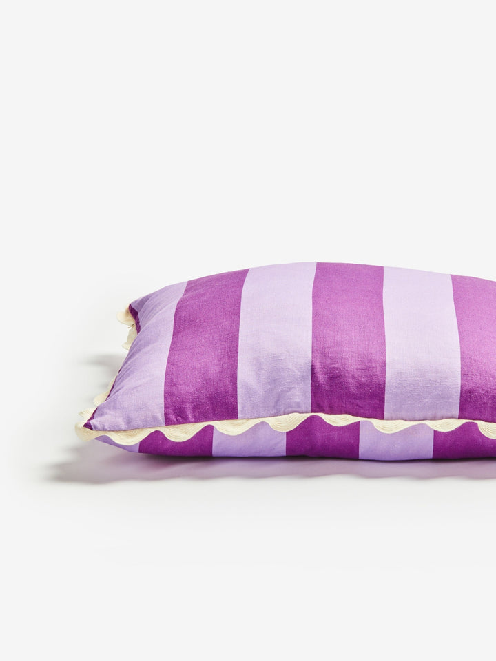 Big Stripe Lilac Cushion