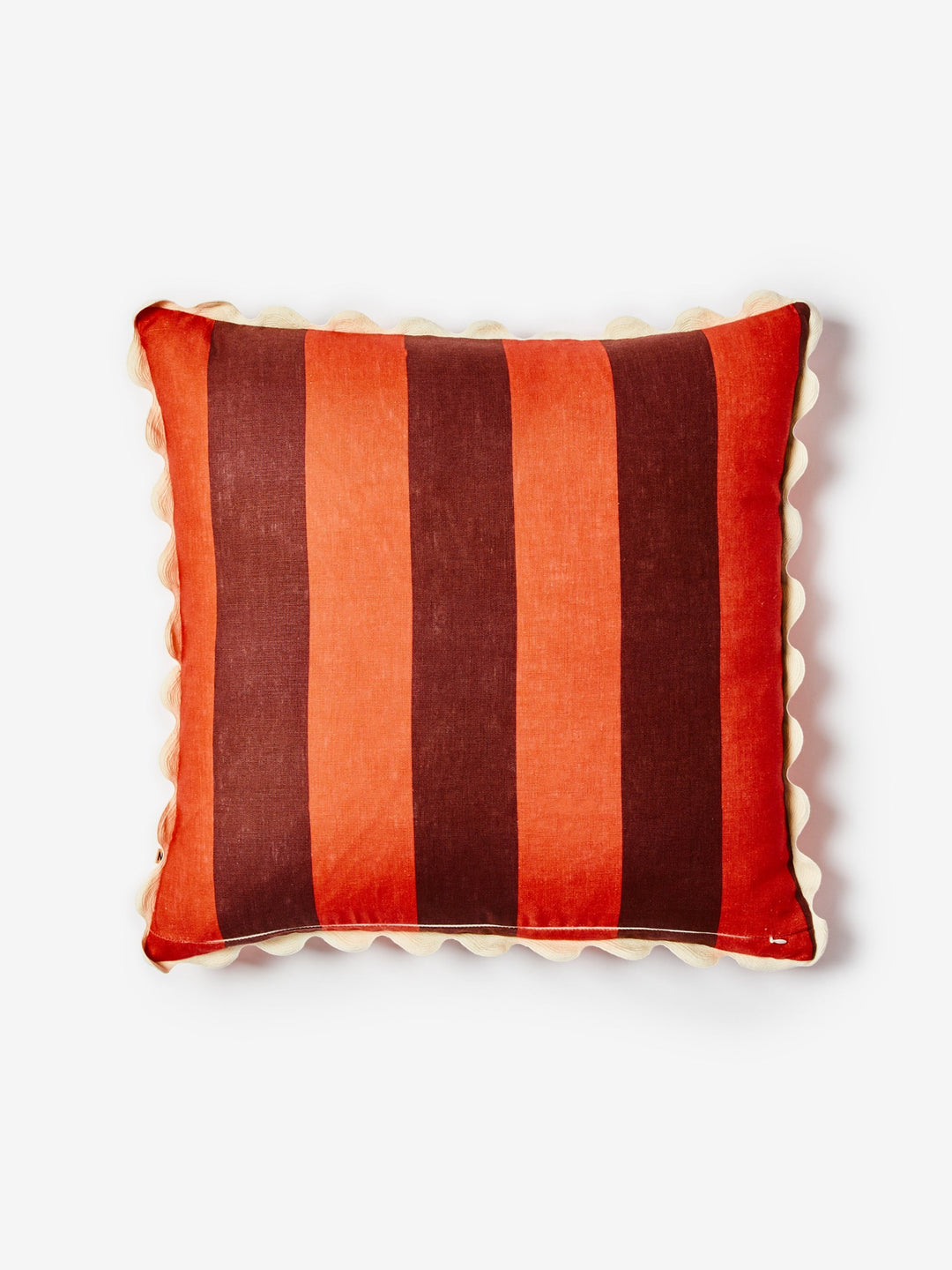 Big Stripe Burgundy Cushion