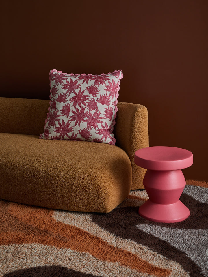 Flannel Flower Pink Cushion