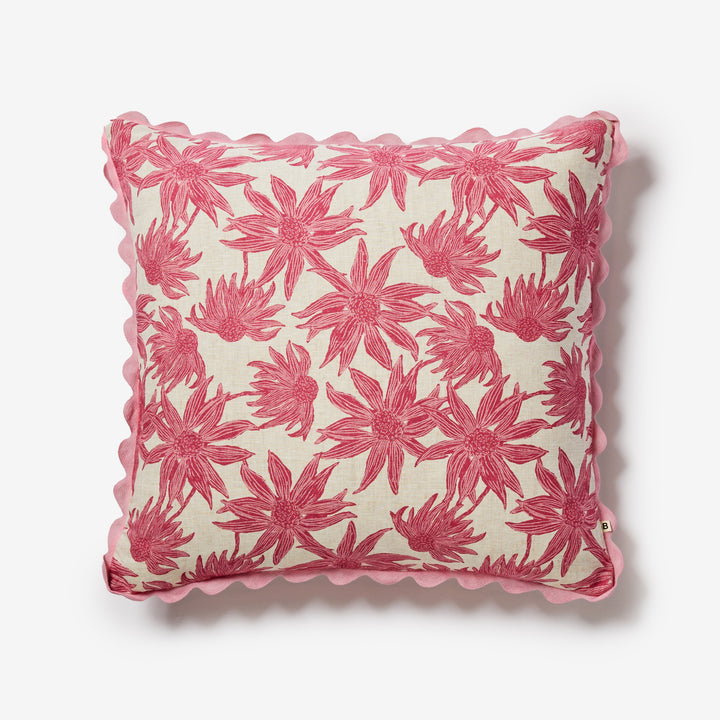 Flannel Flower Pink Cushion