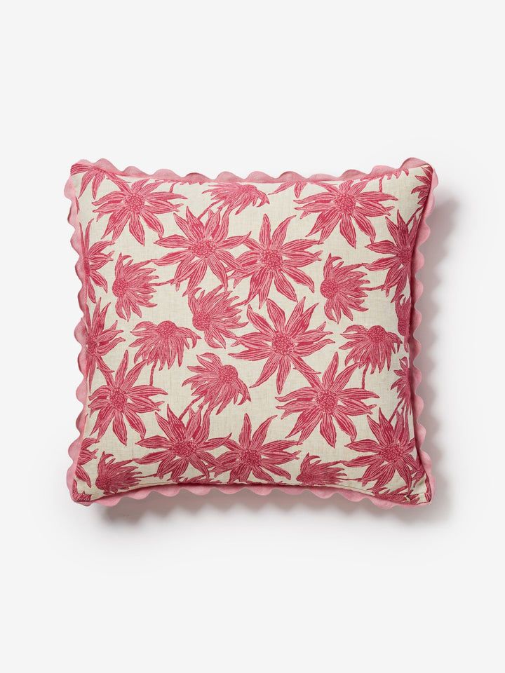 Flannel Flower Pink Cushion