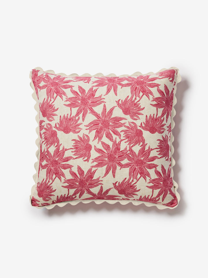 Flannel Flower Pink Cushion