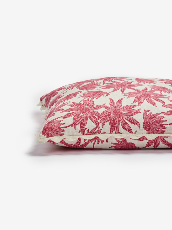 Flannel Flower Pink Cushion