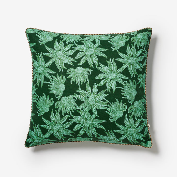 Flannel Flower Forest Cushion