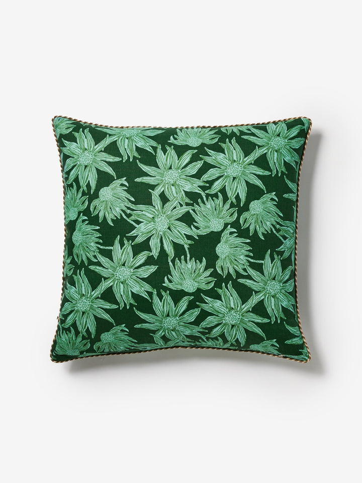Flannel Flower Forest Cushion