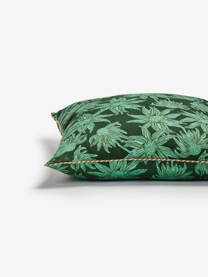 Flannel Flower Forest Cushion