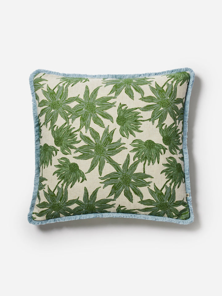 Flannel Flower Khaki Cushion
