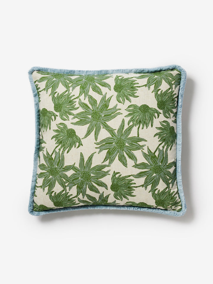 Flannel Flower Khaki Cushion
