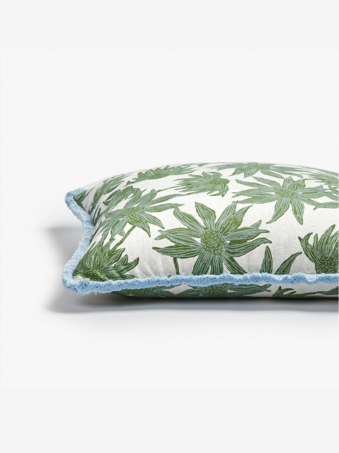 Flannel Flower Khaki Cushion - Almost Perfect