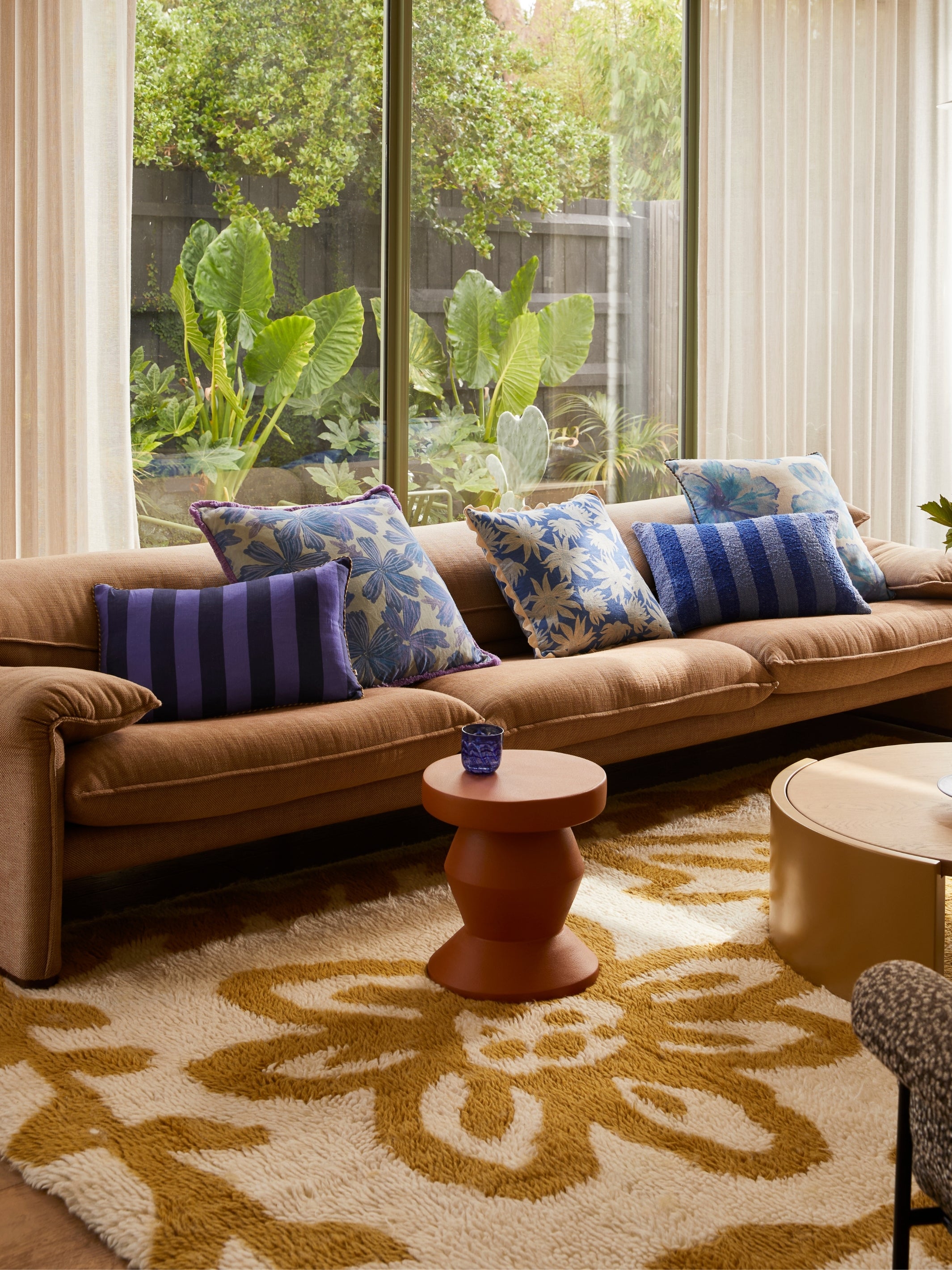 Mave Blue Cushion - Almost Perfect