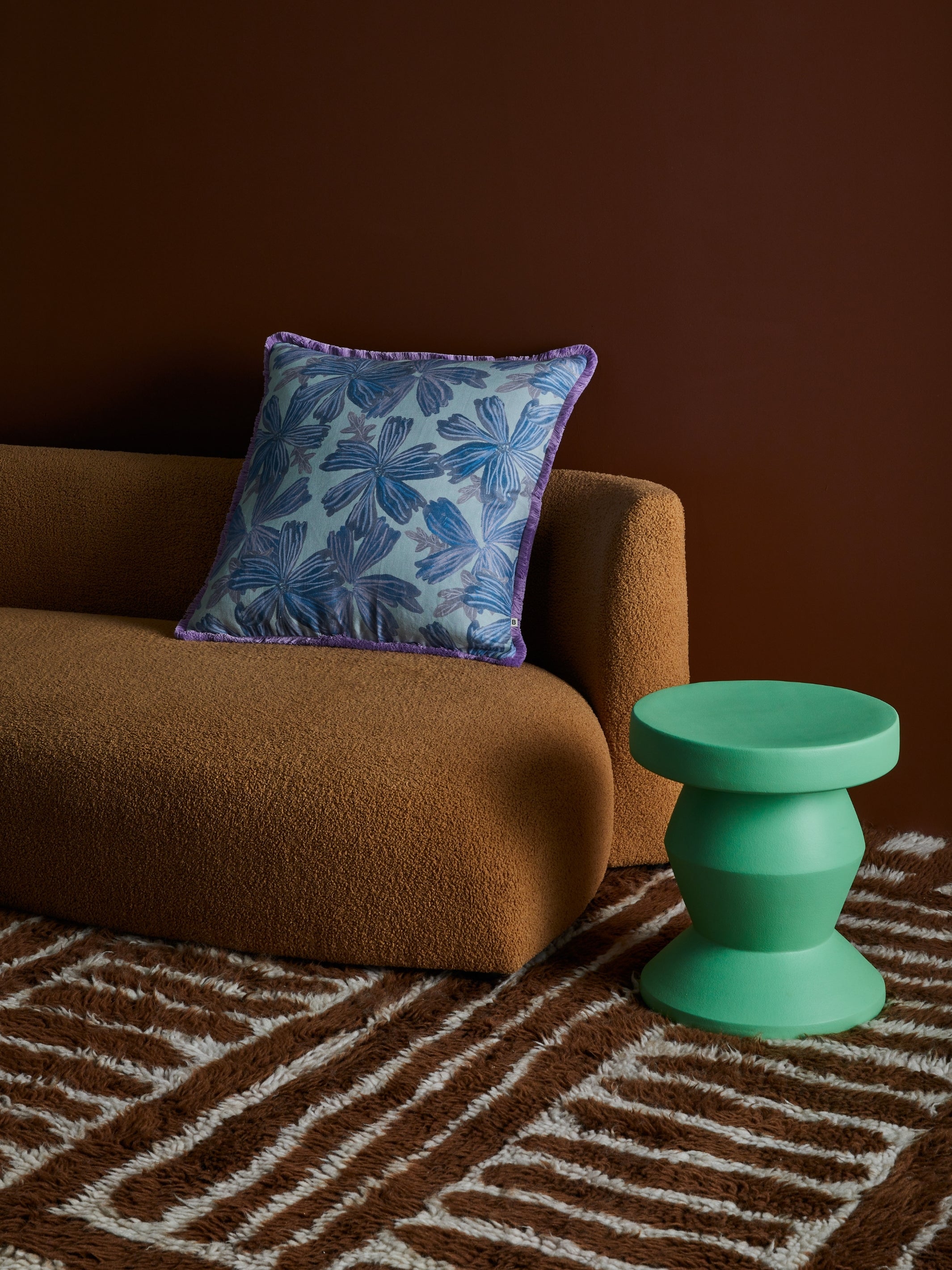 Mave Blue Cushion - Almost Perfect
