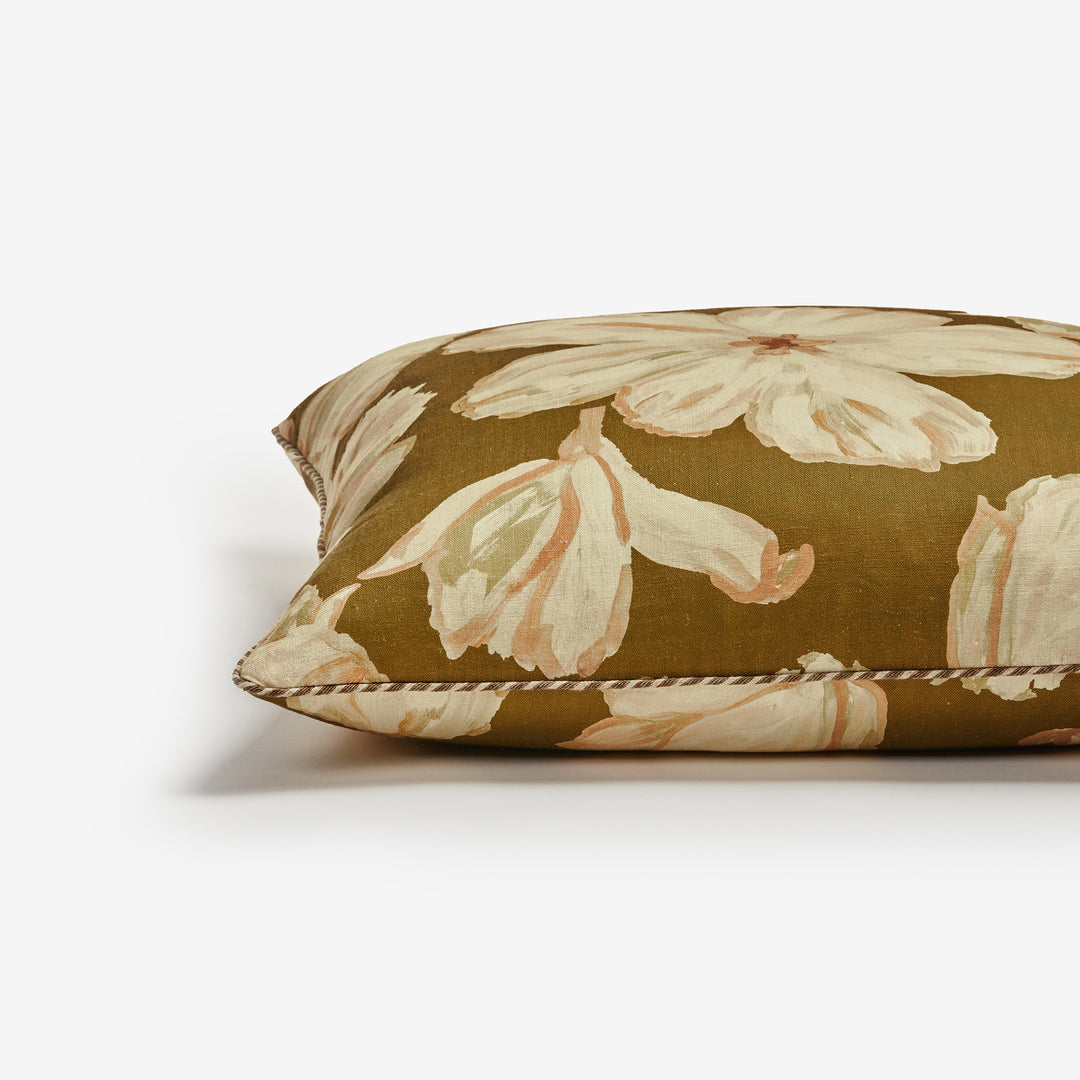 Tulip Mustard Cushion