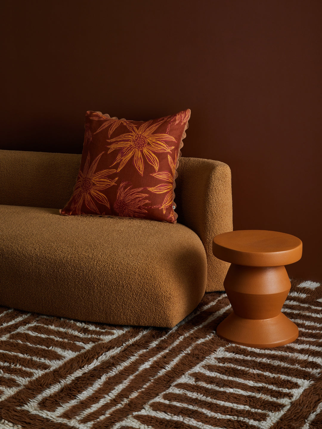 Fiore Tan Cushion