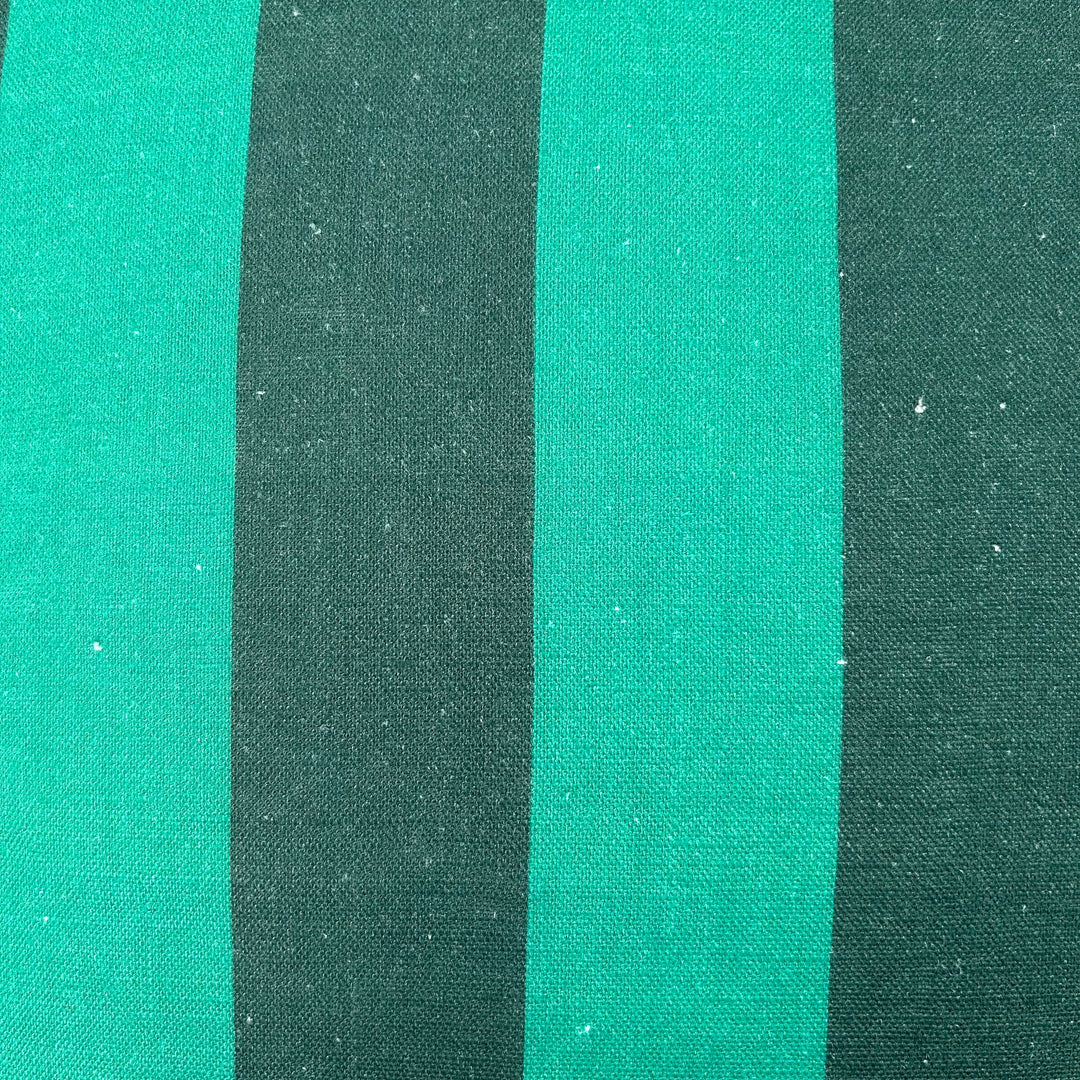 Bold Stripe Emerald Cushion - Almost Perfect