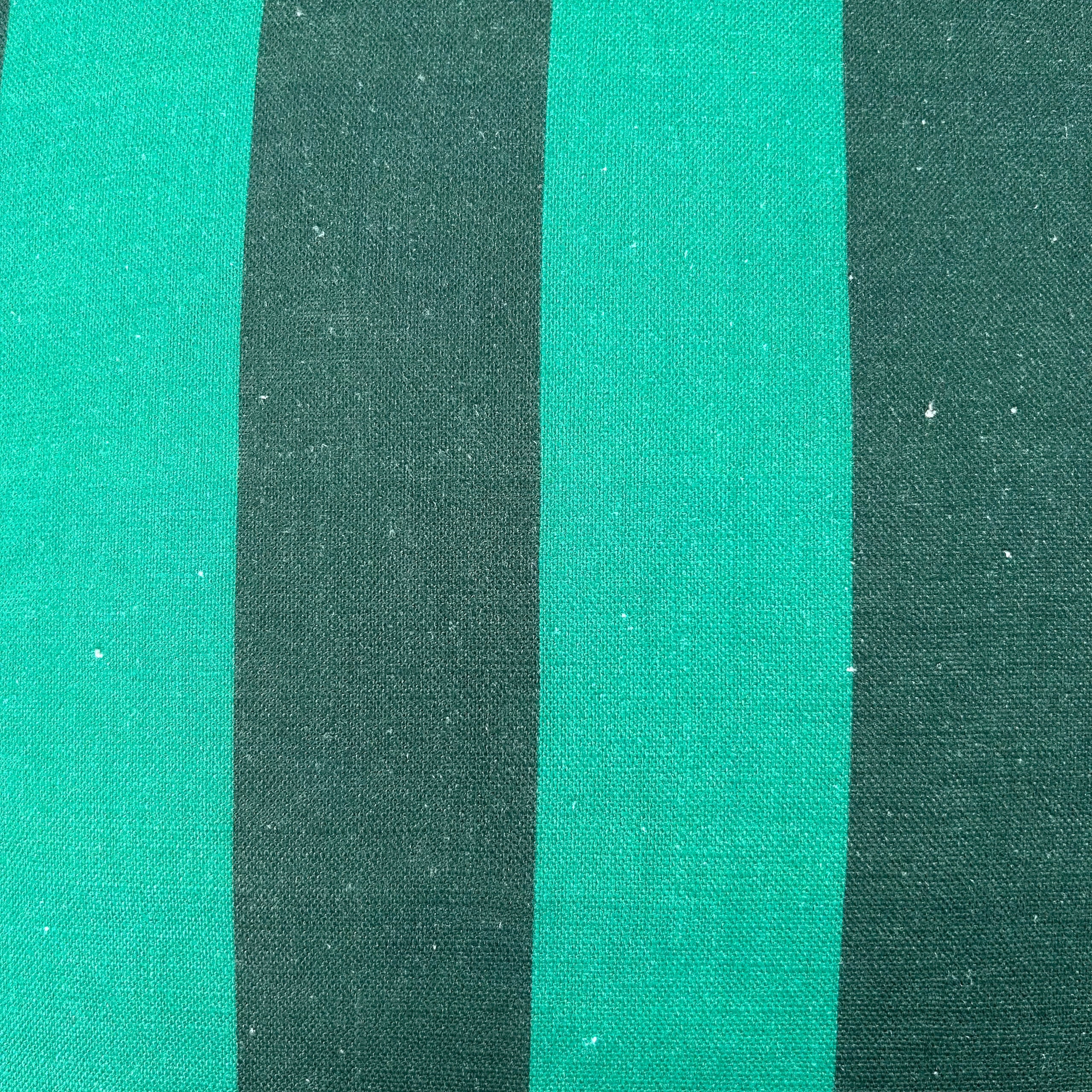 Bold Stripe Emerald Cushion - Almost Perfect