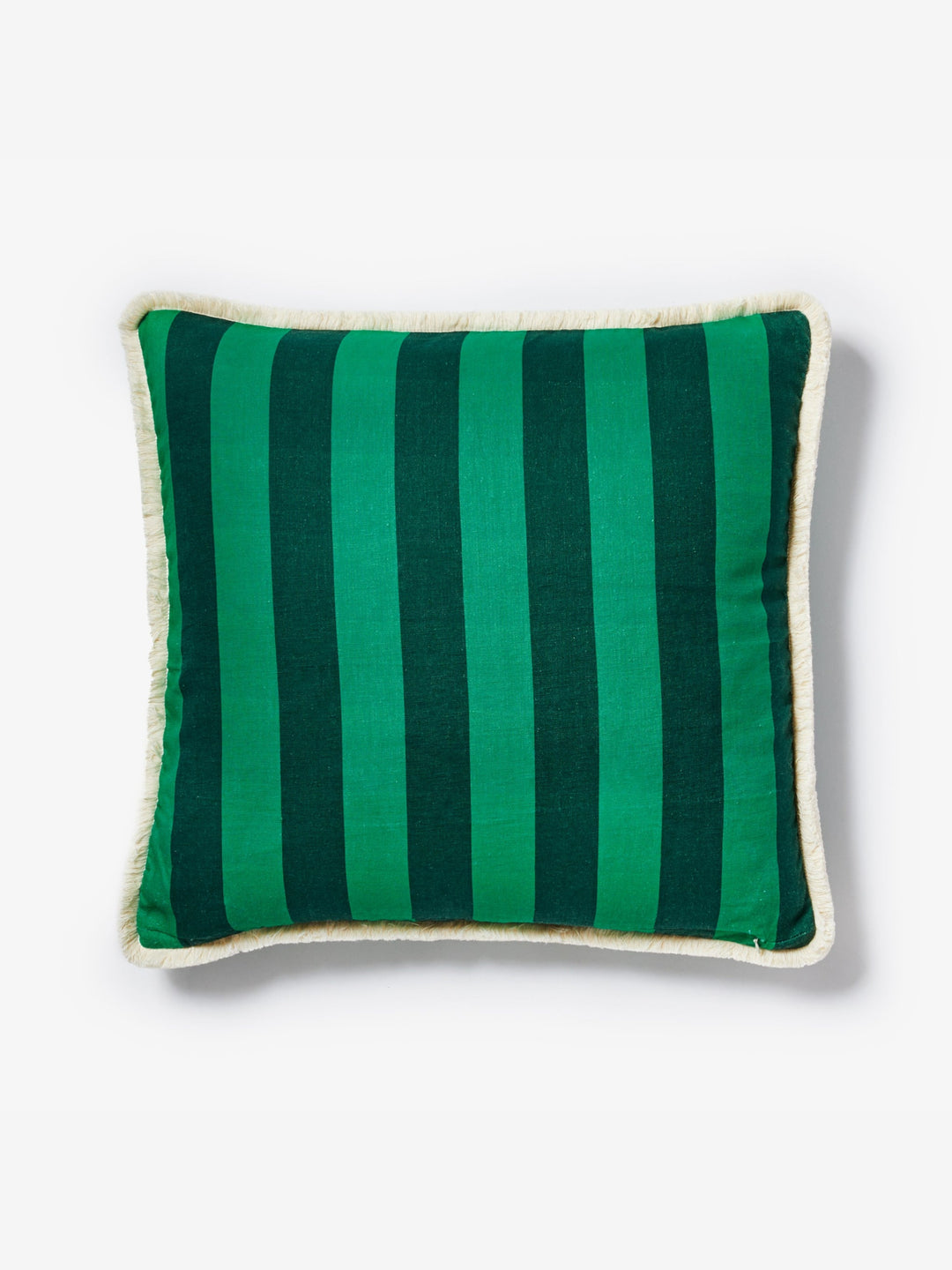 Bold Stripe Emerald Cushion