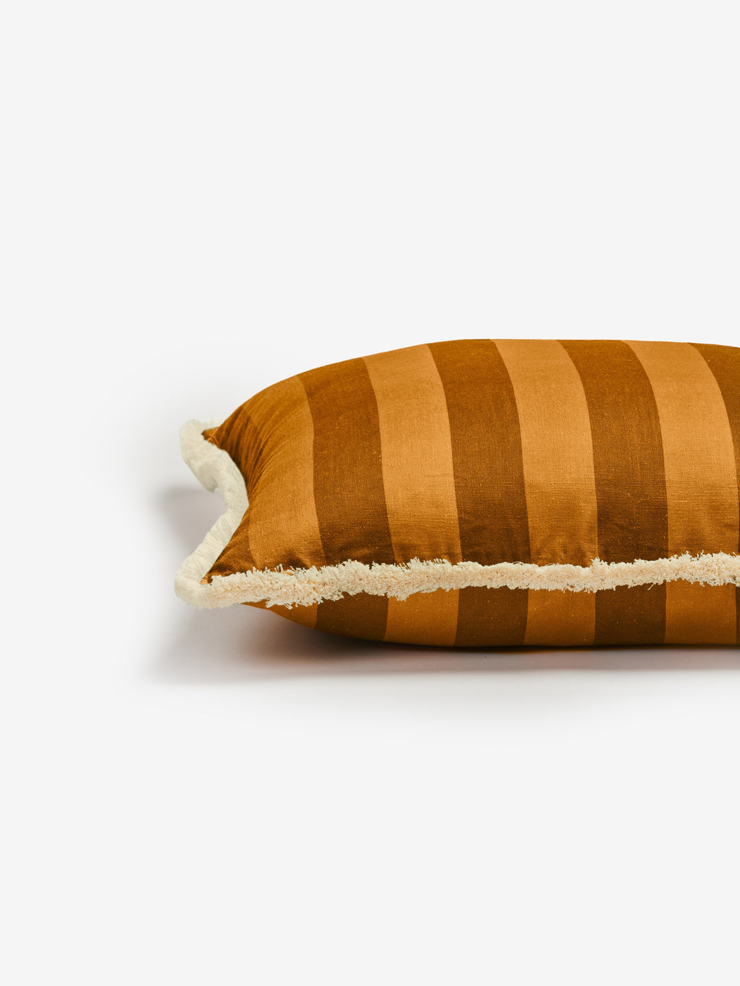 Bold Stripe Mustard Cushion