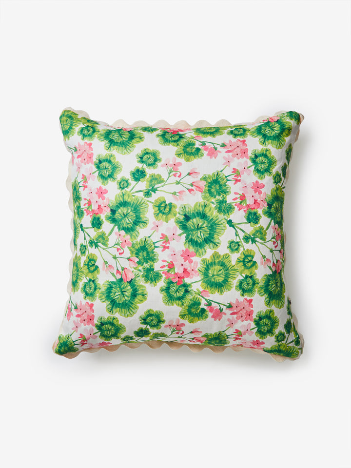 Geranium Multi Linen Cushion