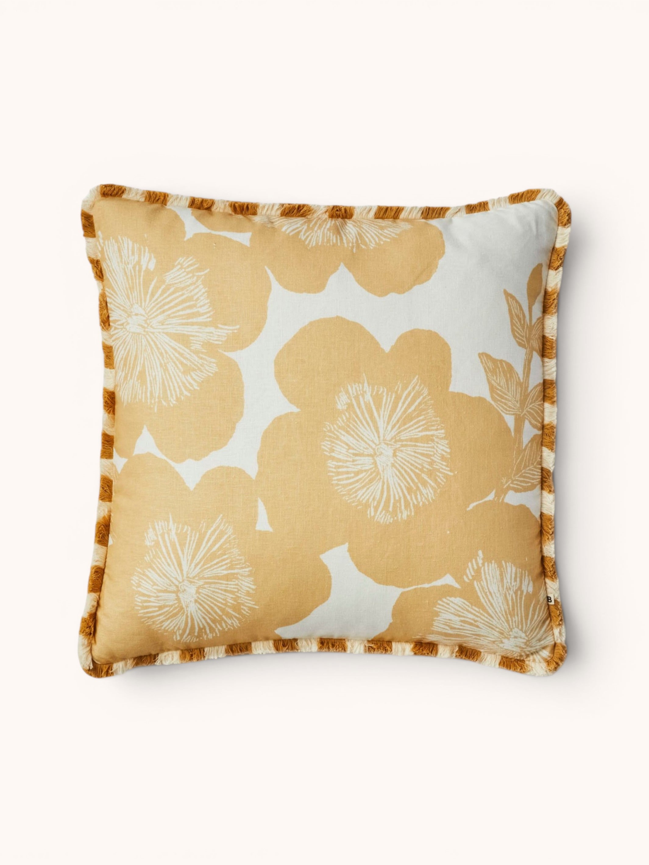 Jardin Wheat Linen Cushion - Almost Perfect