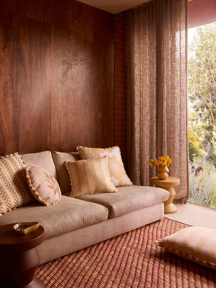 Jardin Wheat Linen Cushion
