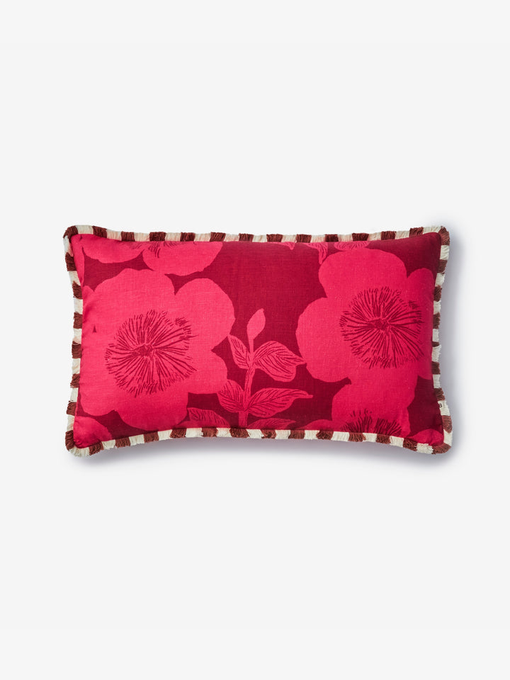 Jardin Cerise Linen Cushion | Indoor Cushions Online | Bonnie & Neil