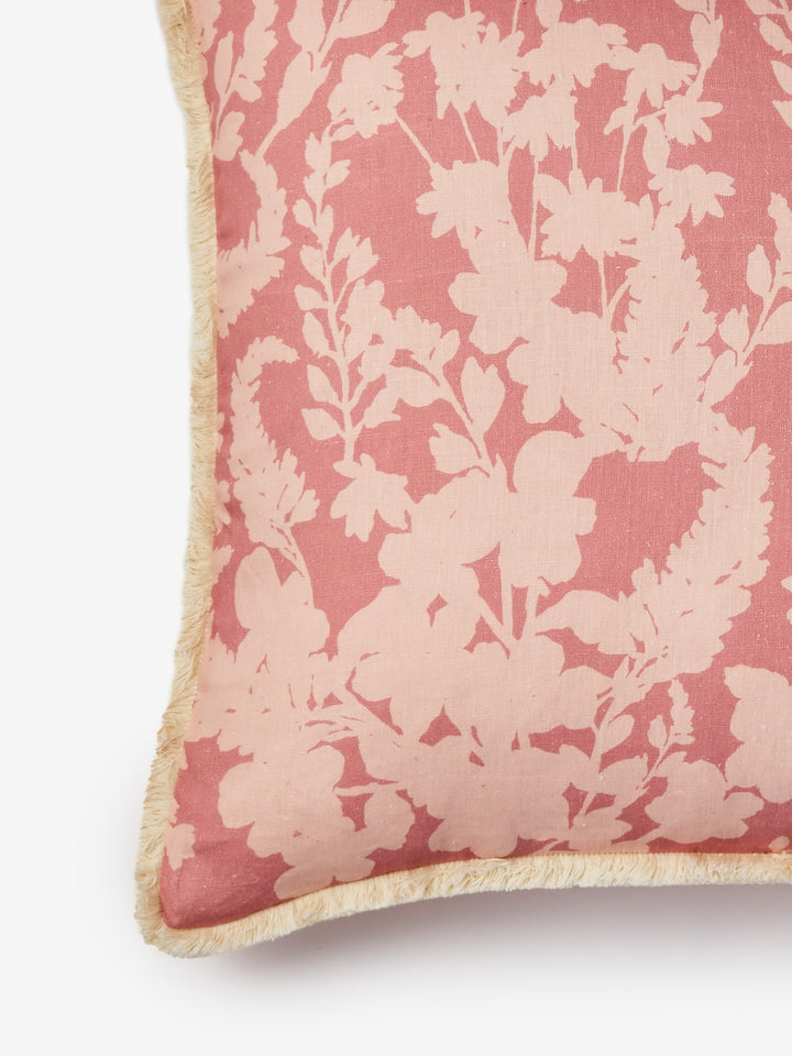 Petal Pink Linen Cushion
