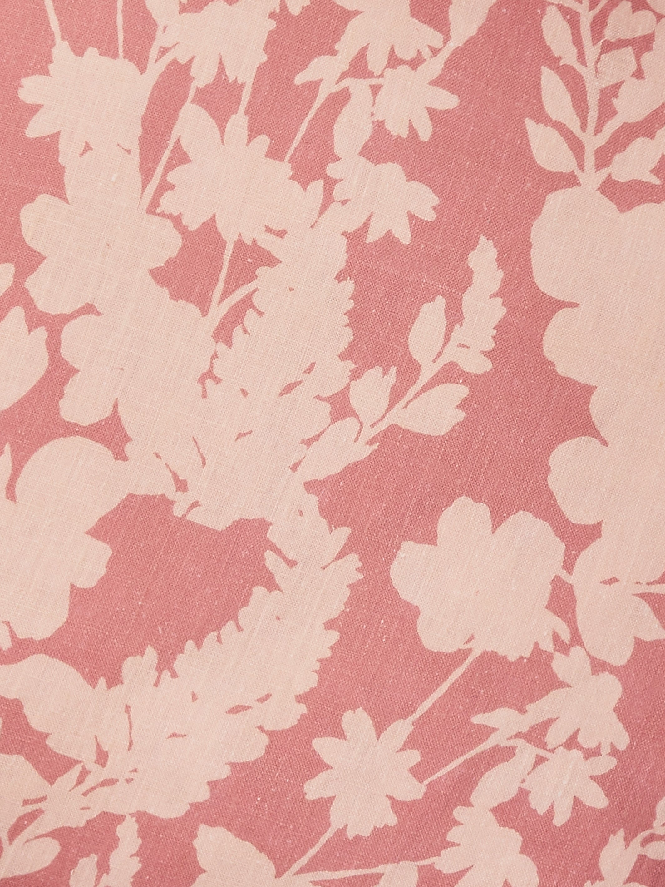 Petal Pink Linen Cushion