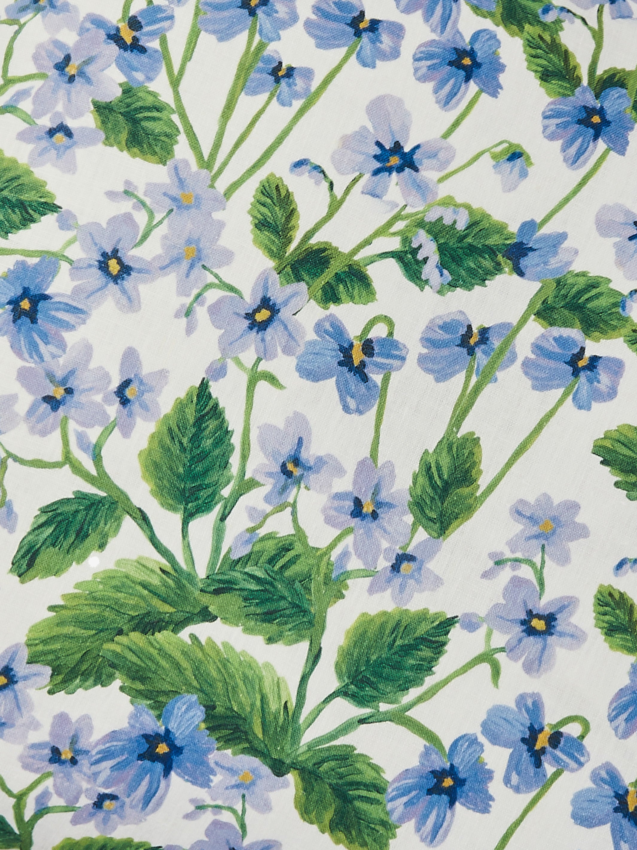 Lilas Blue Linen Cushion - Almost Perfect