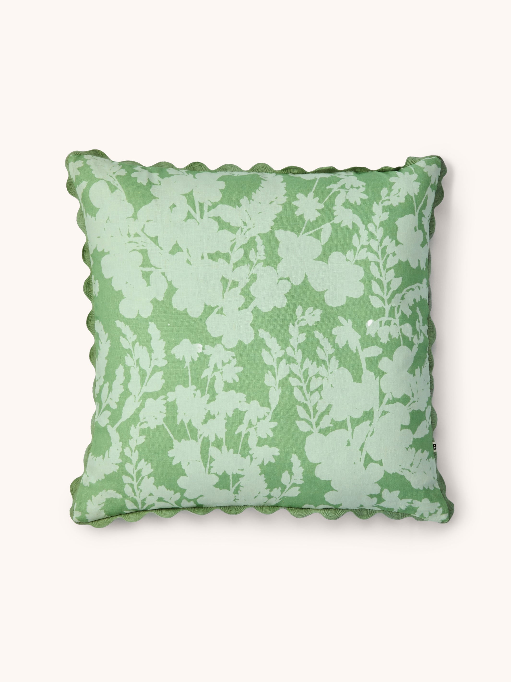 Petal Mint Linen Cushion