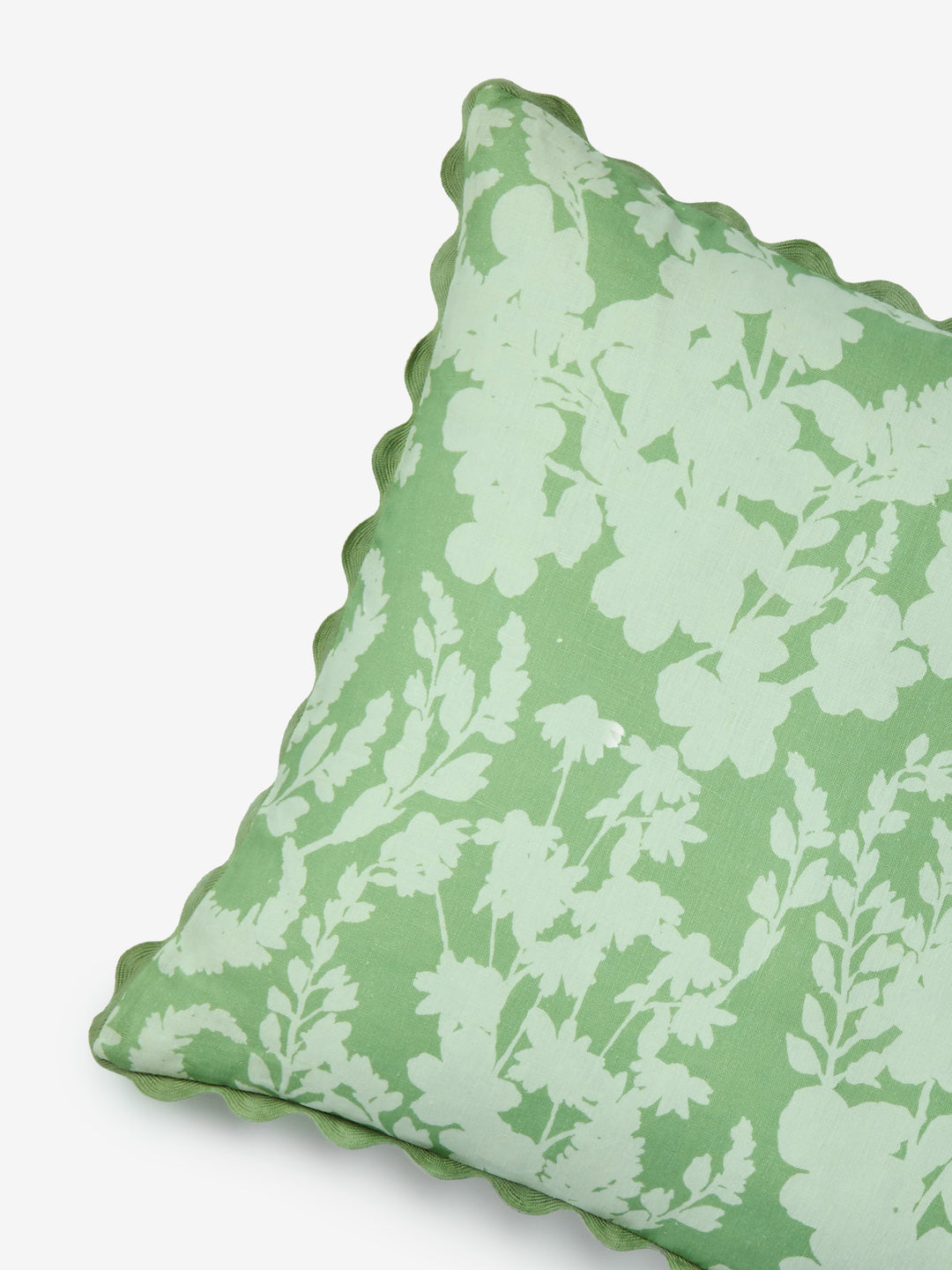 Petal Mint Linen Cushion