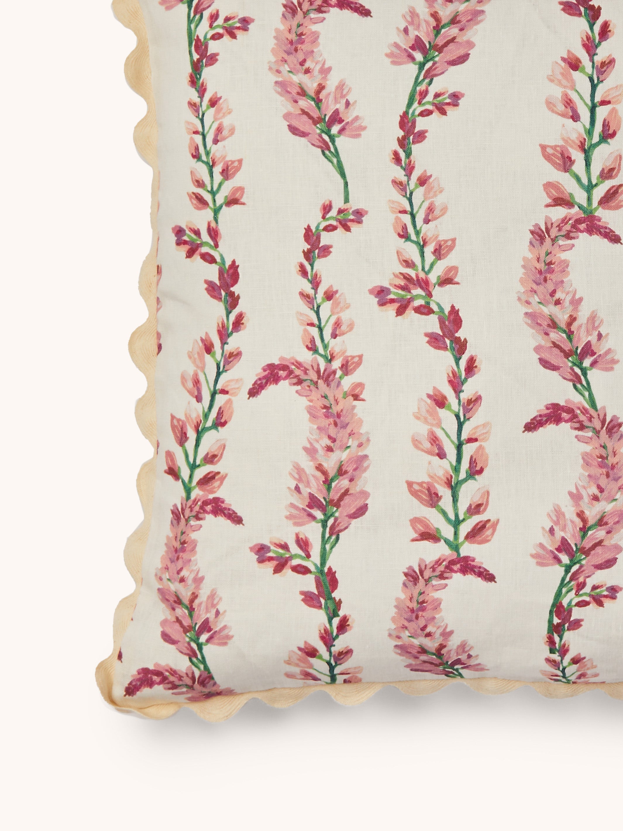Penny Pink Linen Cushion