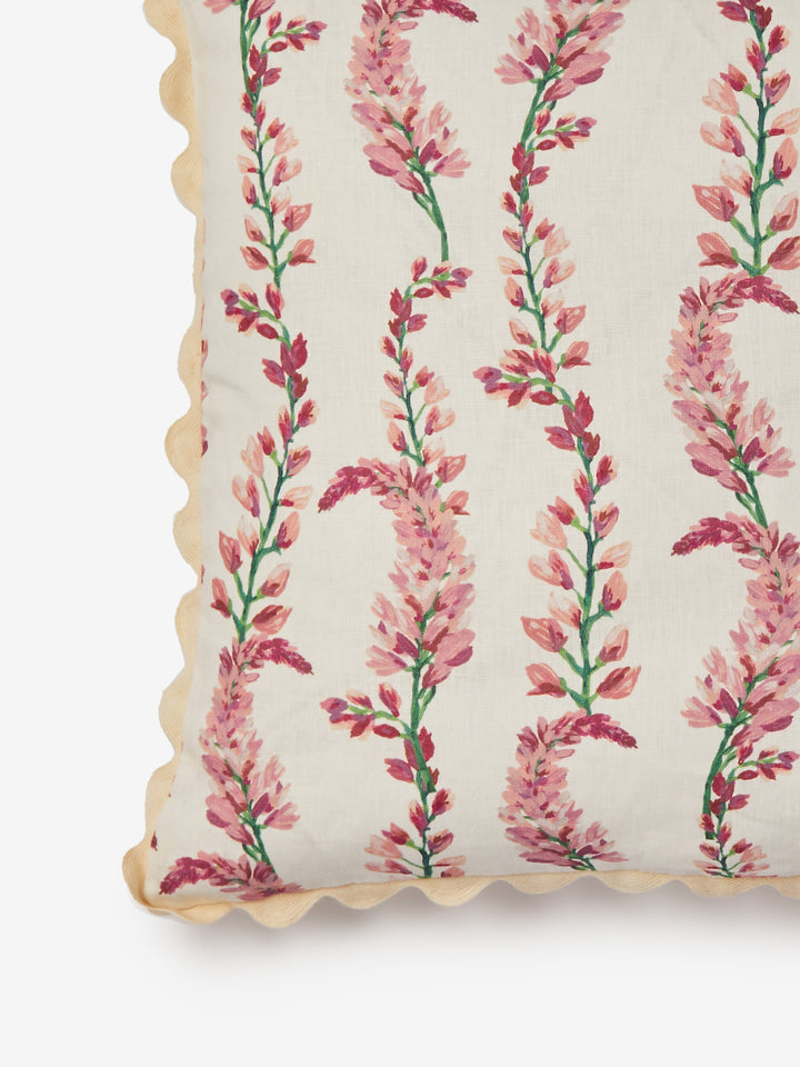 Penny Pink Linen Cushion