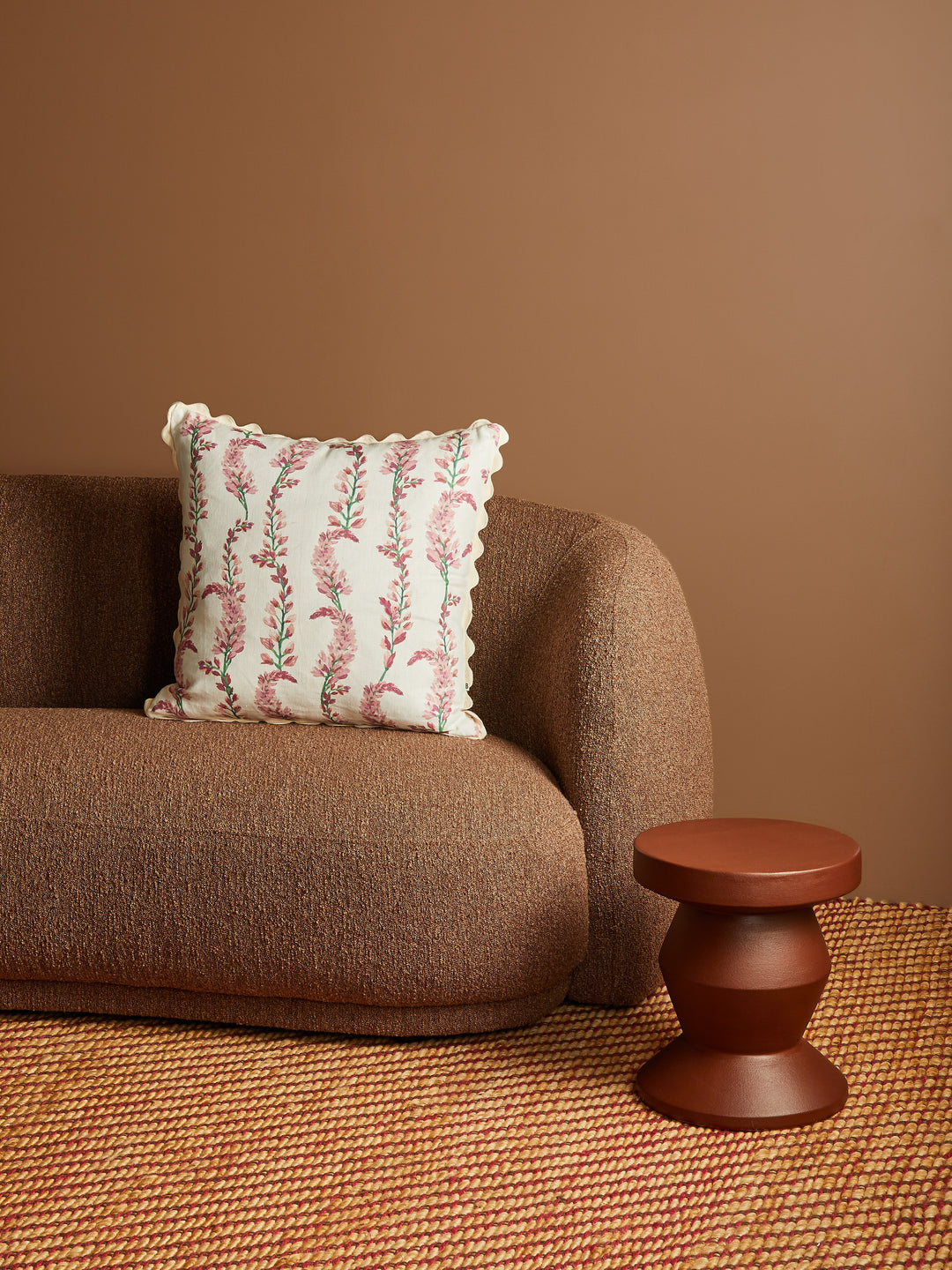 Penny Pink Linen Cushion