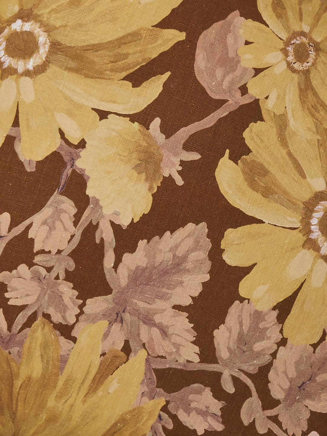 Marigold Mustard Linen Cushion