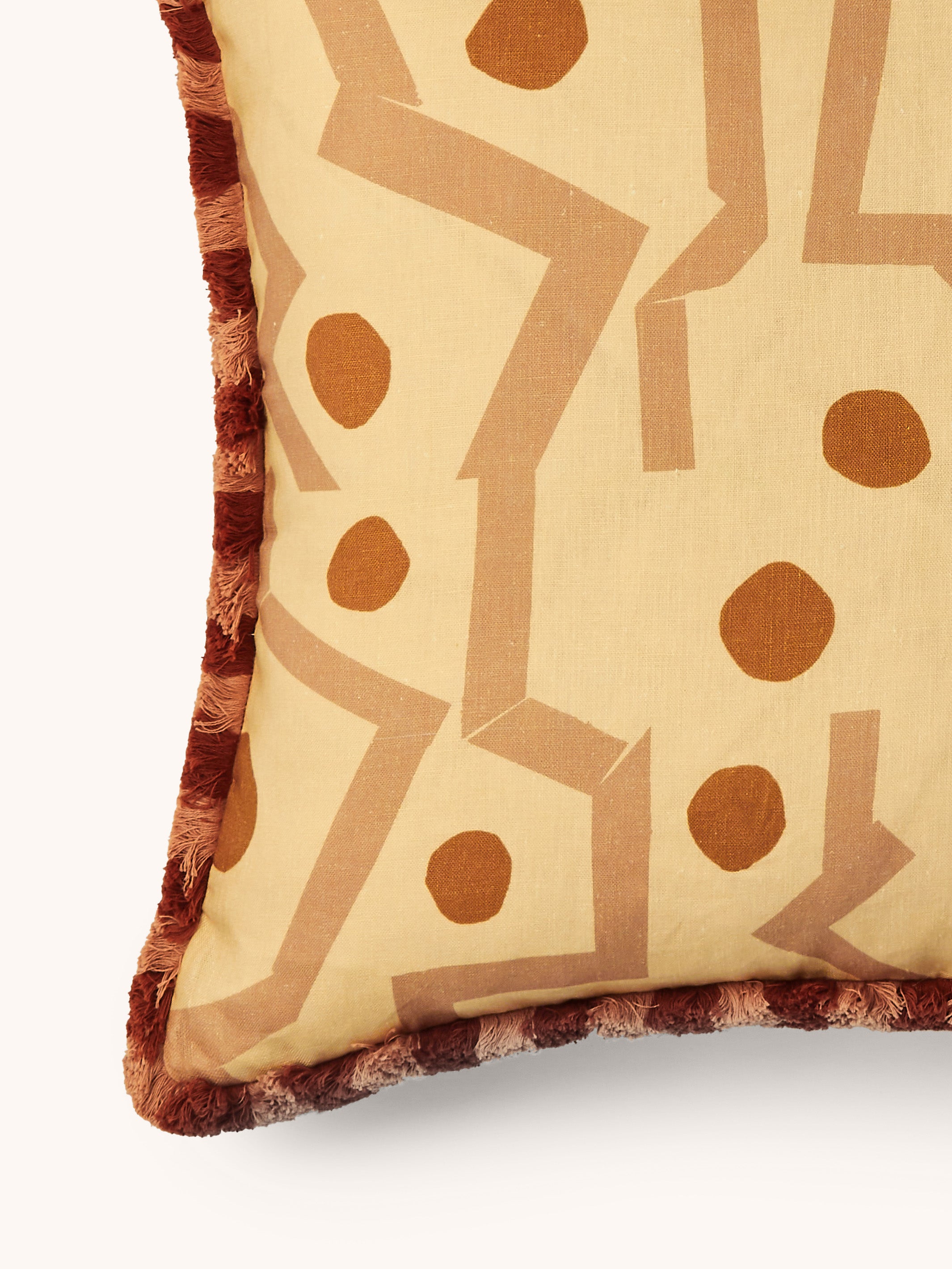 Memphis Wheat Linen Cushion - Almost Perfect