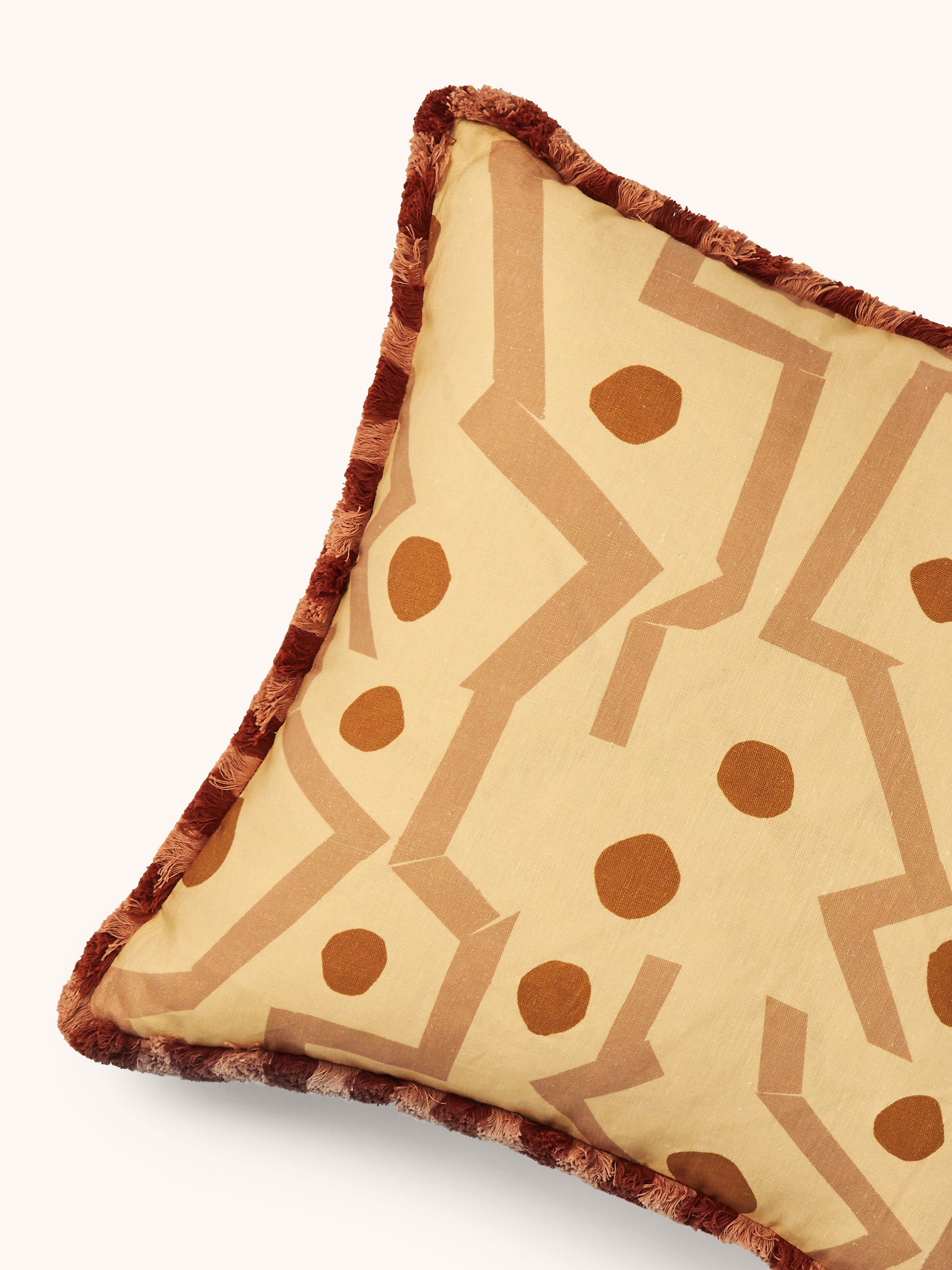 Memphis Wheat Linen Cushion - Almost Perfect