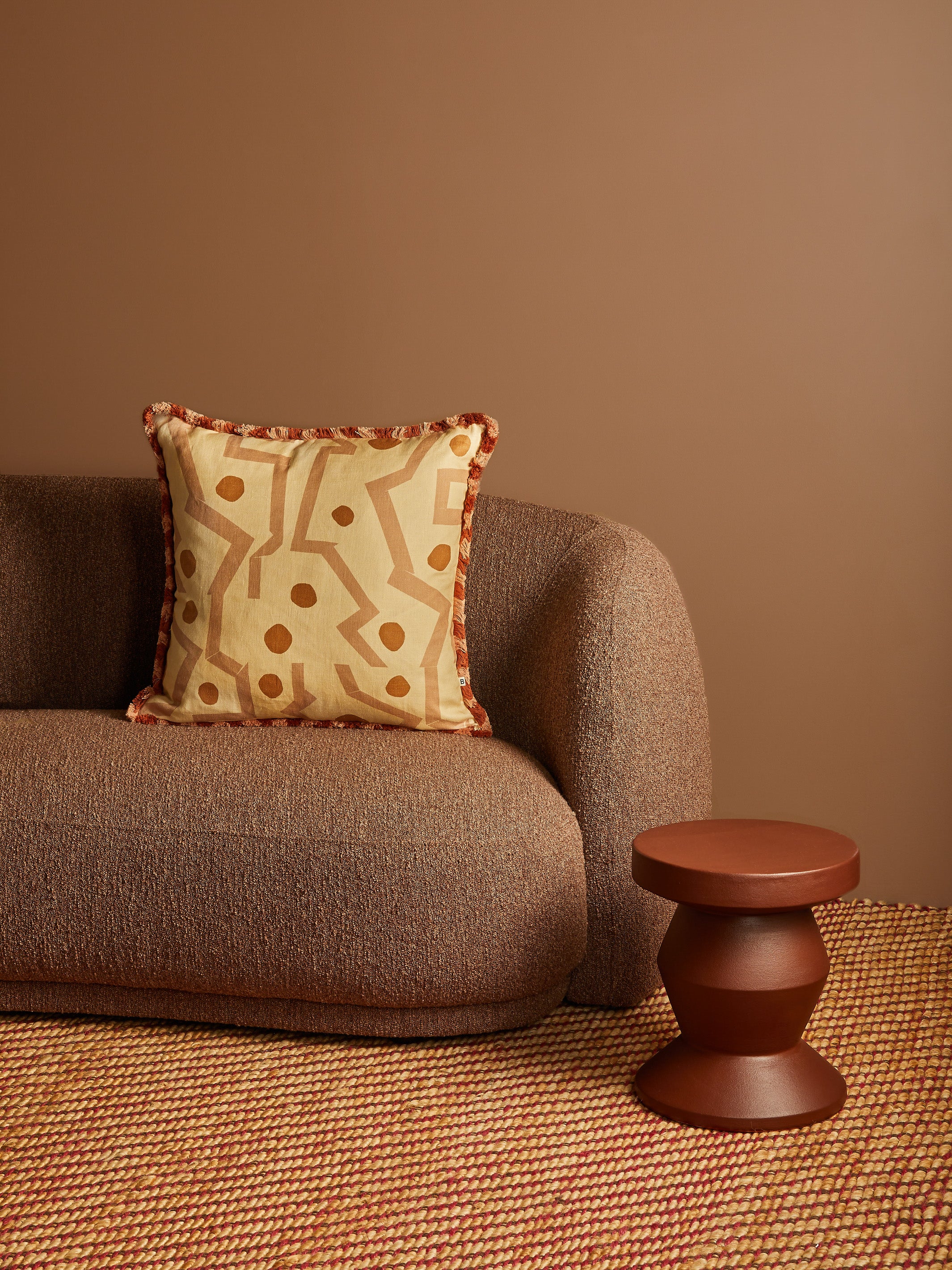 Memphis Wheat Linen Cushion - Almost Perfect
