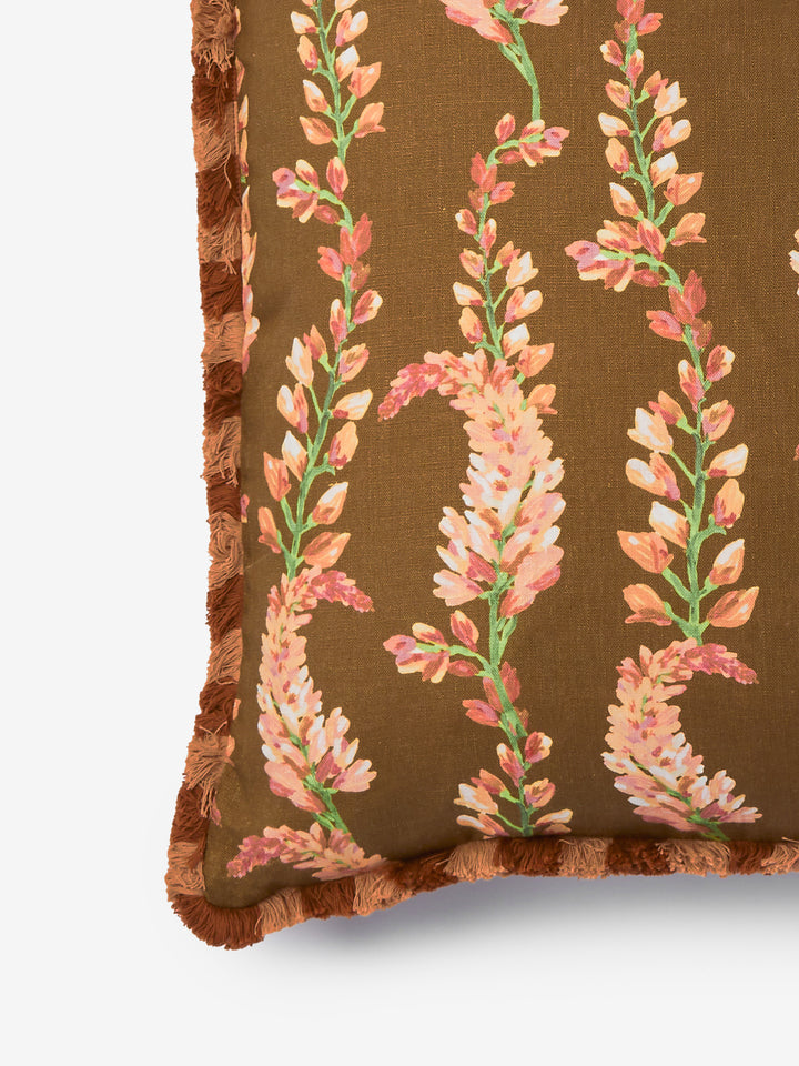 Penny Brown Linen Cushion