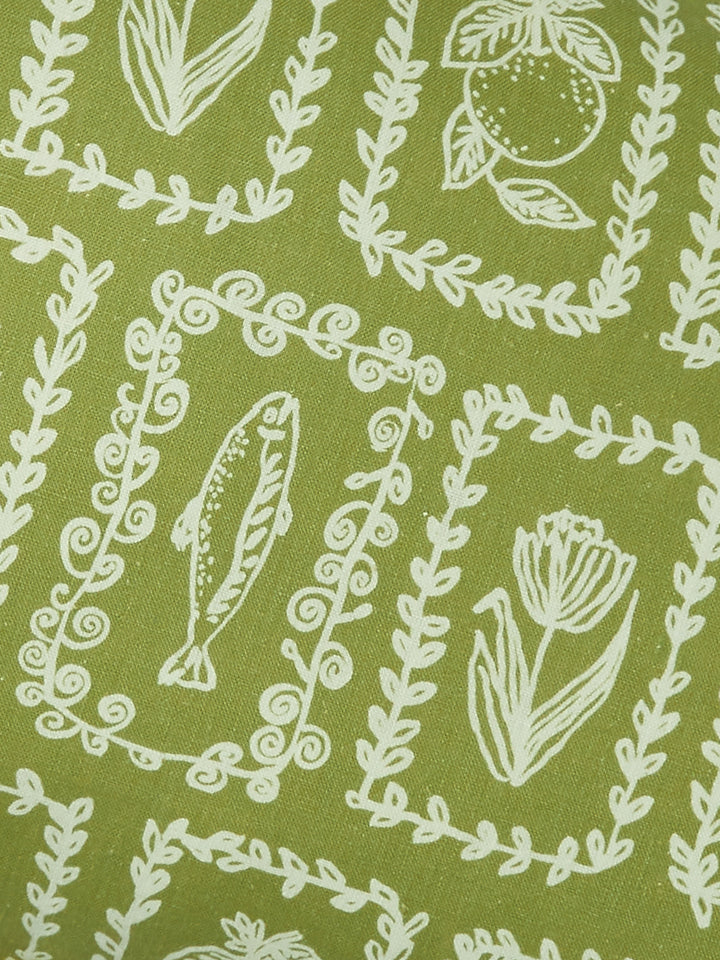 Petra Sage Linen Cushion