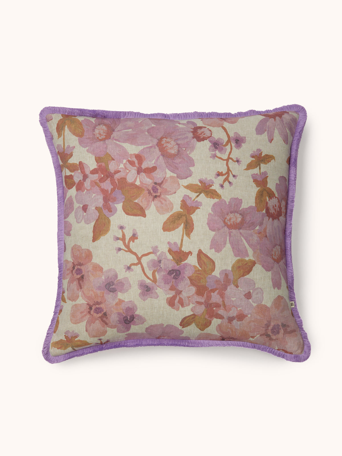 Prairie Lilac Linen Cushion