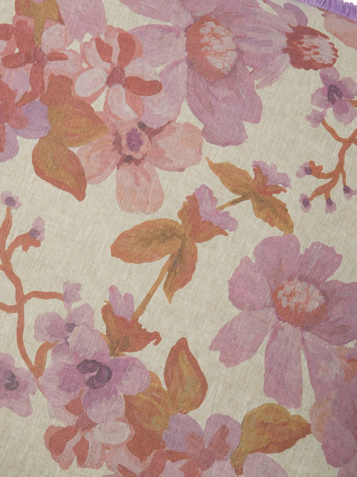 Prairie Lilac Linen Cushion