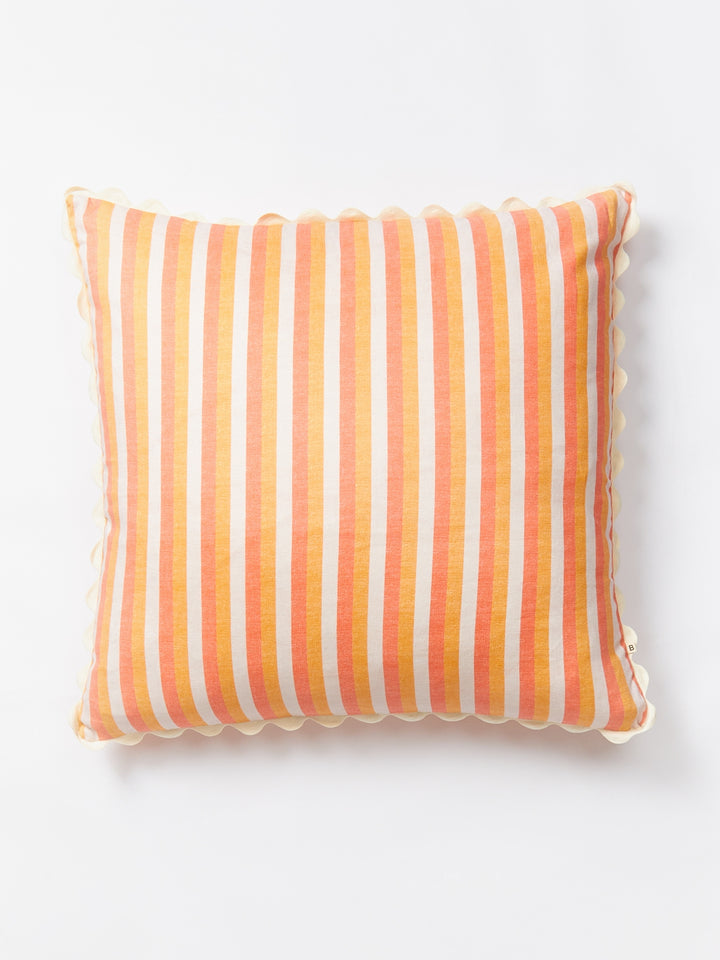 Florence Stripe Red Cushion