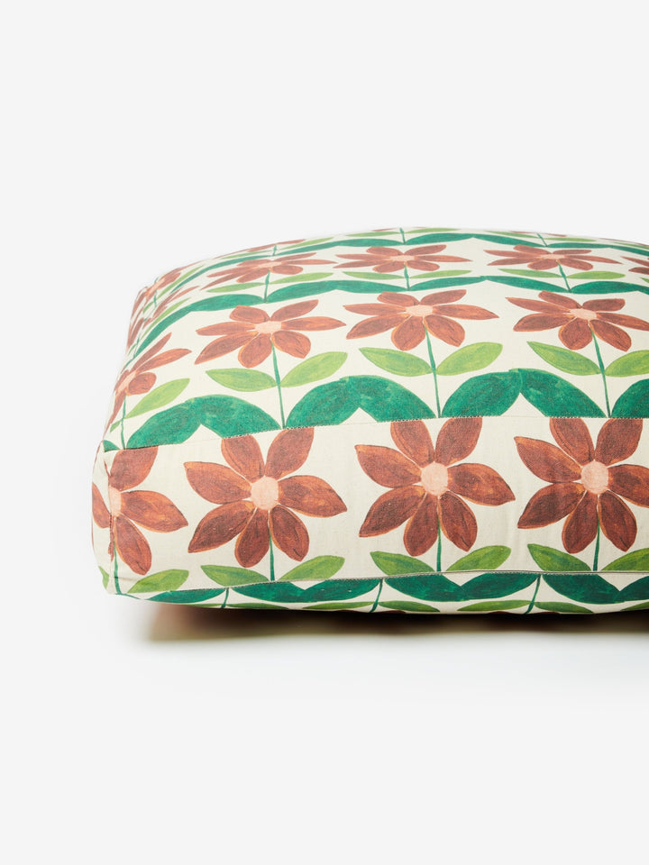 Shasta Daisy Multi Pouffe