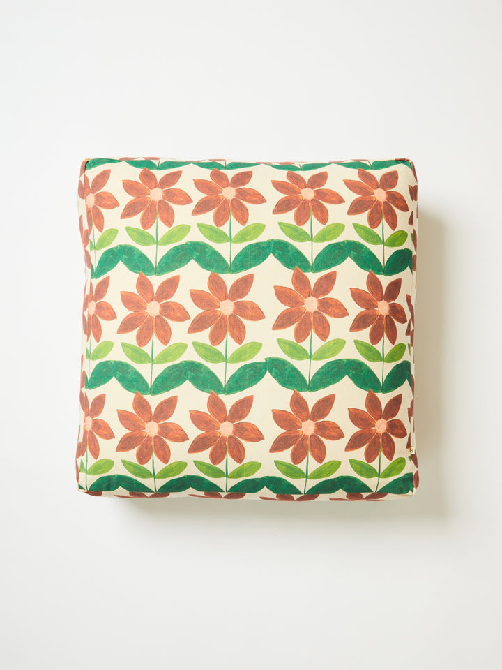 Shasta Daisy Multi Pouffe