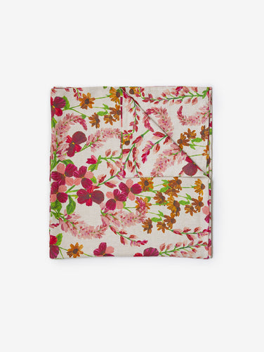 Lupin Multi Linen Flat Sheet