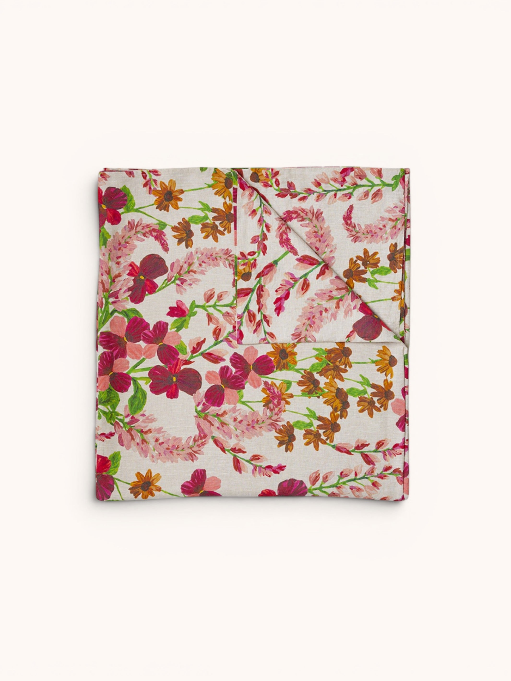 Lupin Multi Linen Flat Sheet
