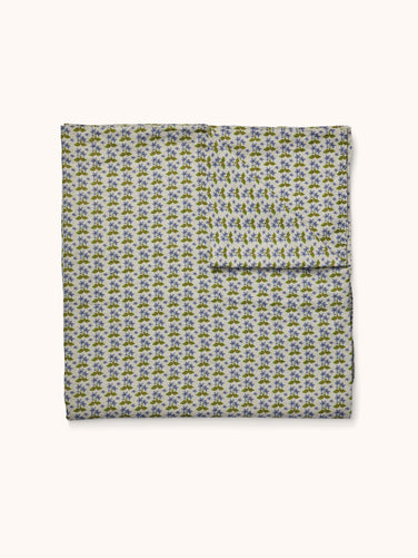 Petit Madeline Blue Linen Flat Sheet