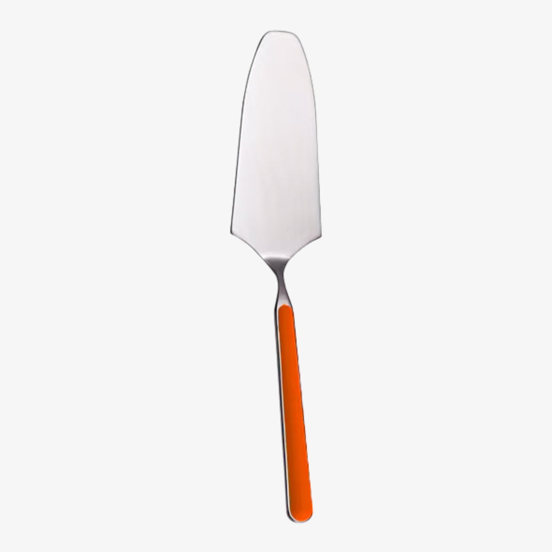 Fantasia Cake Server Carrot | Stainless Steel & Orange Enamel Cake Server